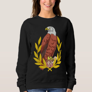 Camiseta Eagle Raptor Children America Usa Laurel Wreath