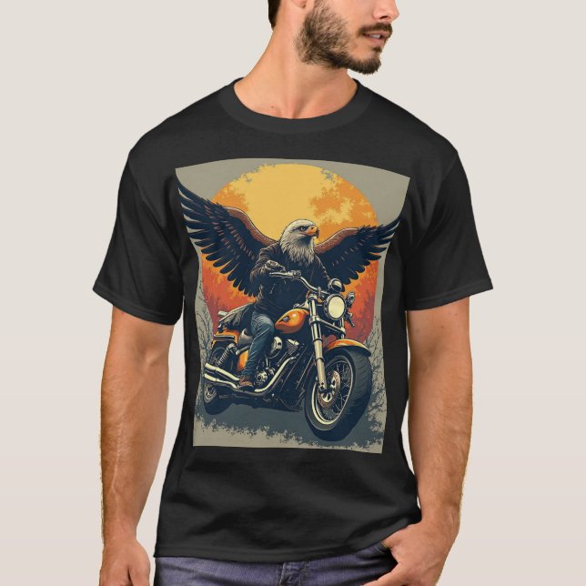 Camiseta Eagle Rebel Rider (Frente)
