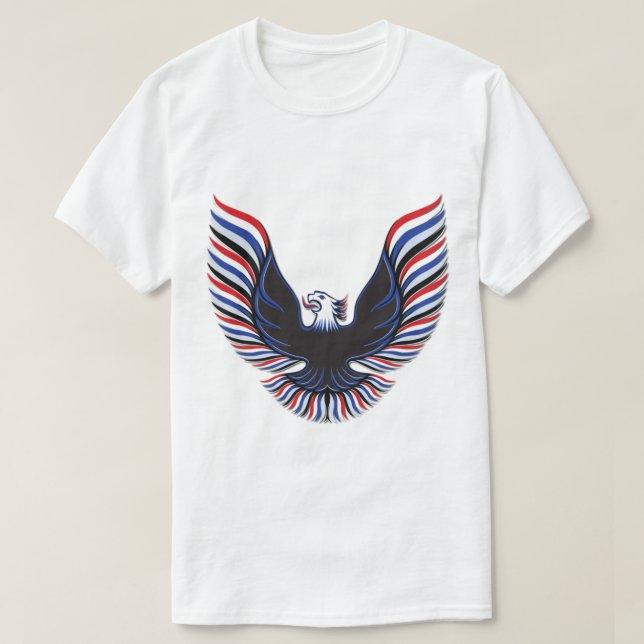 Camiseta Eagle Smokey e a arte do filme de carro-bandido (Frente do Design)