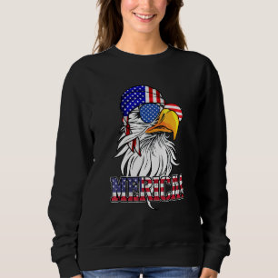 Camiseta Eagle Sunglass Bandana American Flag 4th Of J