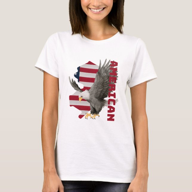 Camiseta Eagle Tee Patriótico (Frente)