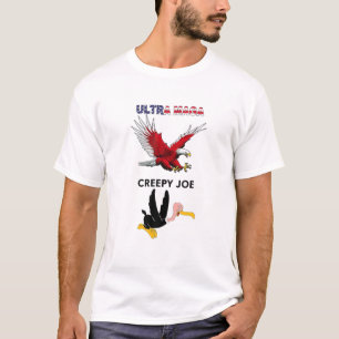 Camiseta Eagle Ultra Maga Creepy Joe Anti Joe Biden