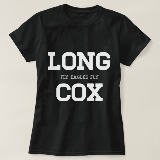 Camiseta Eagles Chris Long e Fletcher Cox Tee (Frente do Design)