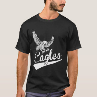 Camiseta Eagles Fly Vintage Eagles Voando com Pássaro Inspi