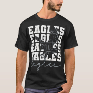 Camiseta Eagles Fly Vintage Eagles Voando com Pássaro Inspi