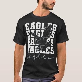 Camiseta Eagles Fly Vintage Eagles Voando com Pássaro Inspi