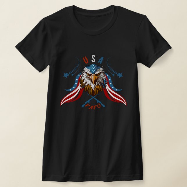 Camiseta *Eaglle Patriótico EUA Vingadores FAFO (Postura )