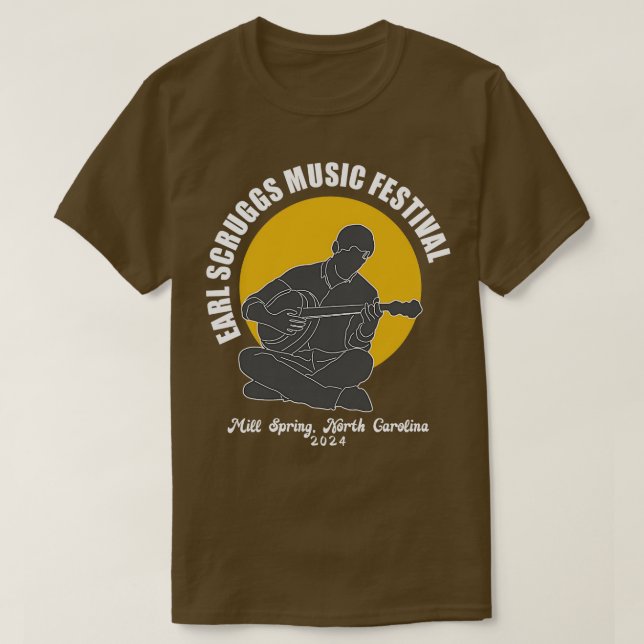 Camiseta Earl Scruggs Festival de Música 2024 2 (Frente do Design)
