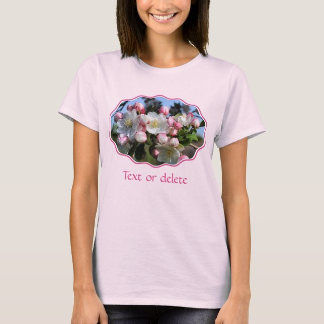 Camiseta Early Spring Blossoms Floral Personalized (Frente)