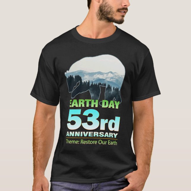 Camiseta Earth Day 53rd Anniversary Celebrate Earth Day 202 (Frente)