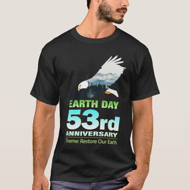 Camiseta Earth Day Eco Friendly Apparel for Pro Environment (Frente)