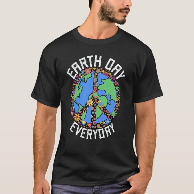 Camiseta Earth Day Everyday Climate Change Environmental Aw (Frente)
