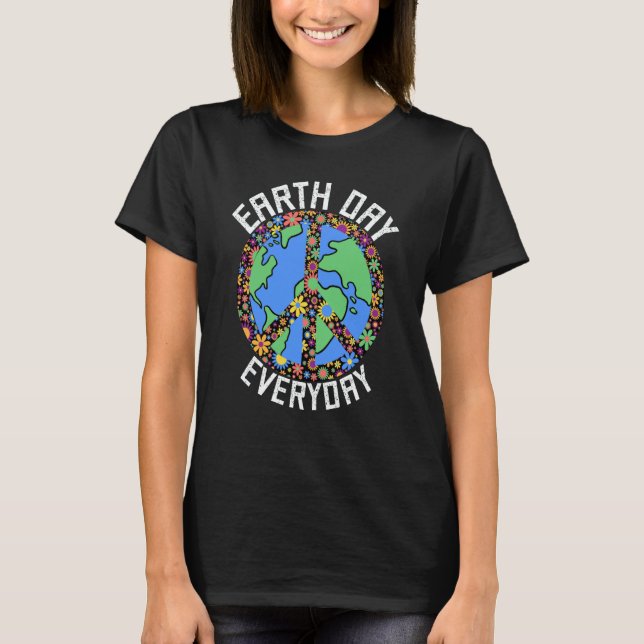 Camiseta Earth Day Everyday Climate Change Environmental Aw (Frente)