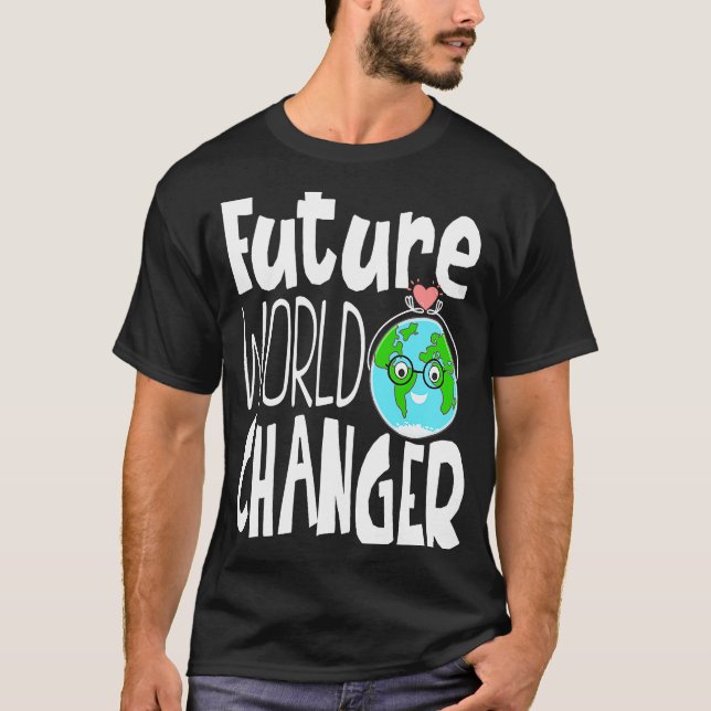 Camiseta Earth Day Future World Changer Environmentalist  9 (Frente)
