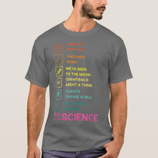 Camiseta Earth is Not Flat Stand Up For Science 