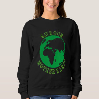 Camiseta Earth Planet Safe Globe Vegan Vegetarian Mother Be