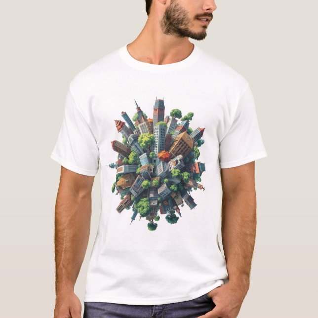 Camiseta Earth's curvature (Frente)