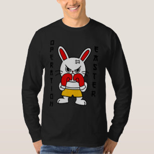 Camiseta Eas De Formação De Páscoa De Boxim De Coelhinhos D