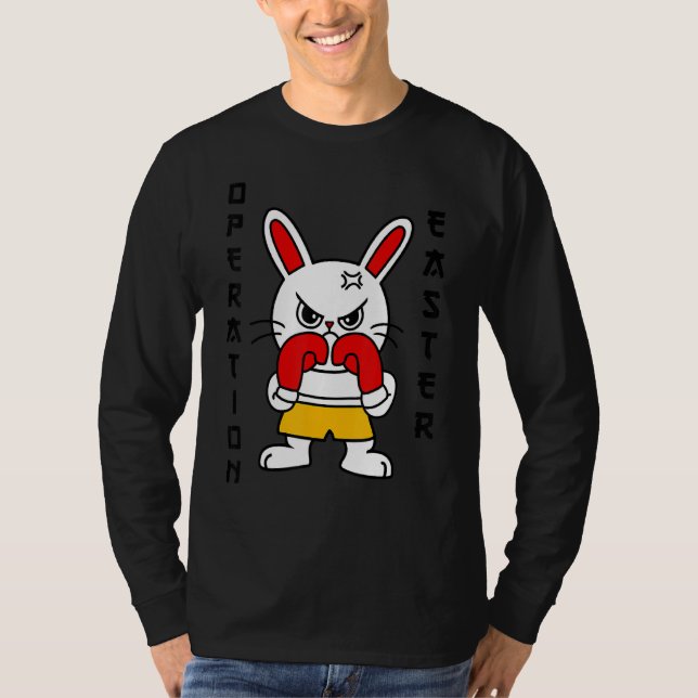 Camiseta Eas De Formação De Páscoa De Boxim De Coelhinhos D (Frente)