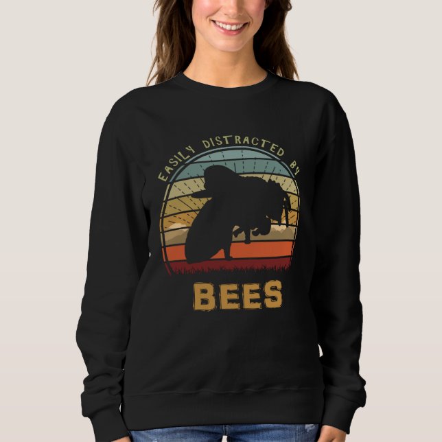 Camiseta Easily Distracted By Bees Cool Sunset Nature (Frente)