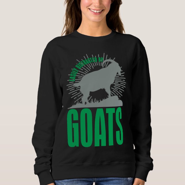 Camiseta Easily Distracted By Goats  Animal  For Men Women (Frente)