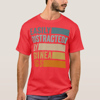Camiseta Easily Distracted By Guinea Pigs141