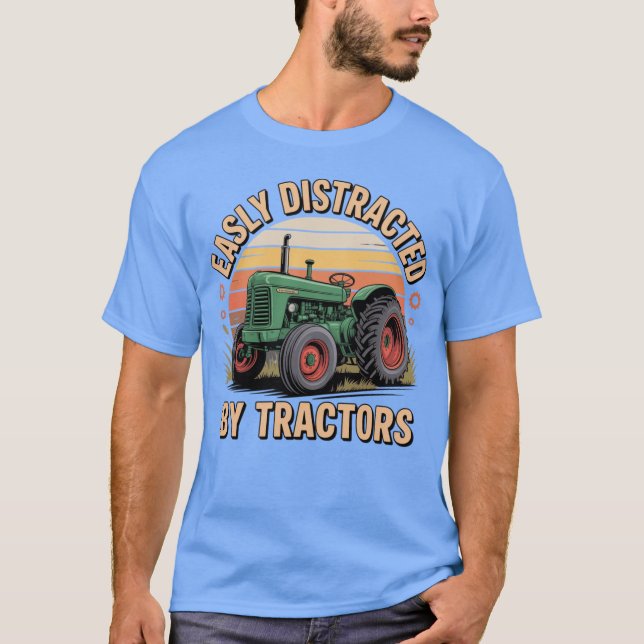 Camiseta easily distracted - style (Frente)