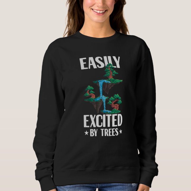 Camiseta Easily Excited By Trees Environment Awareness Plan (Frente)