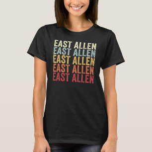 Camiseta East Allen Pensilvânia East Allen PA Retro Vintag