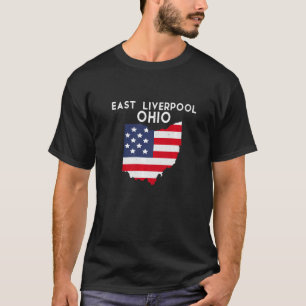 Camiseta East Liverpool Ohio EUA State America Viagem Ohioa