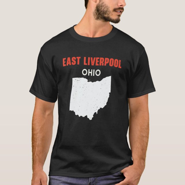 Camiseta East Liverpool Ohio USA State America Travel Ohioa (Frente)