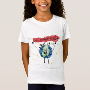 Camiseta East Longmeadow Earth Day Kids Tee (Garotas)