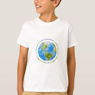 Camiseta East Longmeadow Earth Day, logotipo original, T-Sh