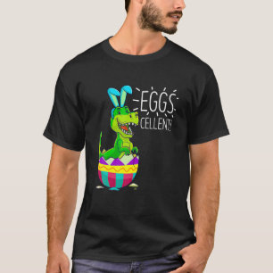 Camiseta Easter Basket Stuffers Kids Cute T Rex Bunny Egg E