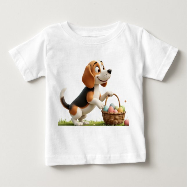Camiseta easter beagle (Frente)