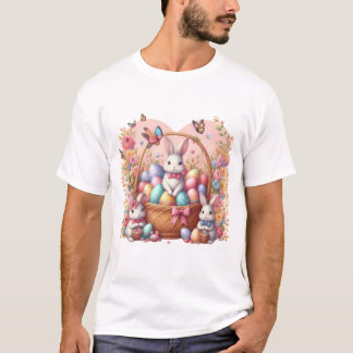 Camiseta Easter Bunny Basket Bliss