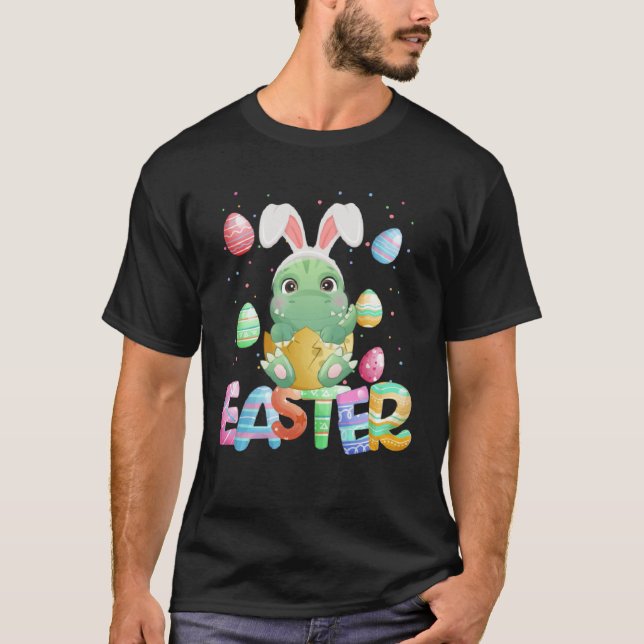 Camiseta Easter Bunny Dinosaur   Easter Rex (Frente)