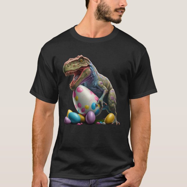 Camiseta Easter Bunny Easter Dinosaur Egg Easter friend Eas (Frente)