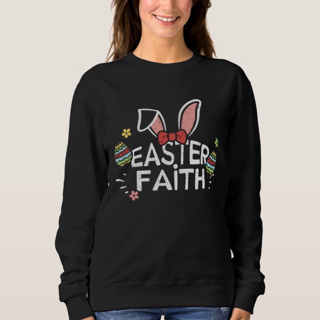 Camiseta Easter Bunny Easter Faith  Easter Sayings (Frente)
