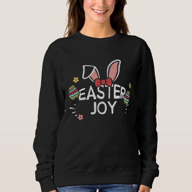 Camiseta Easter Bunny Easter joy  Easter Sayings (Frente)