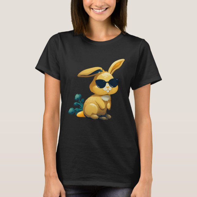 Camiseta Easter Bunny Face Easter Rabbit cool Easter Bunnie (Frente)
