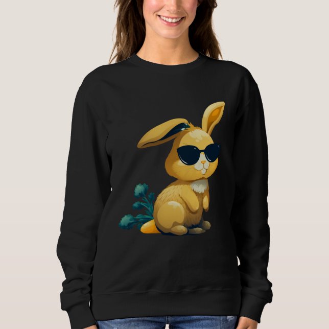 Camiseta Easter Bunny Face Easter Rabbit cool Easter Bunnie (Frente)