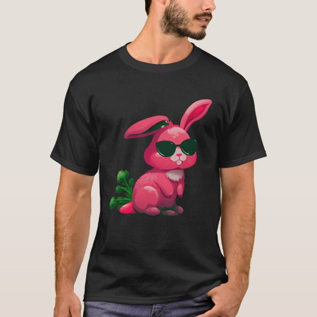 Camiseta Easter Bunny Faces cool Easter Rabbit Bunnies  5 (Frente)