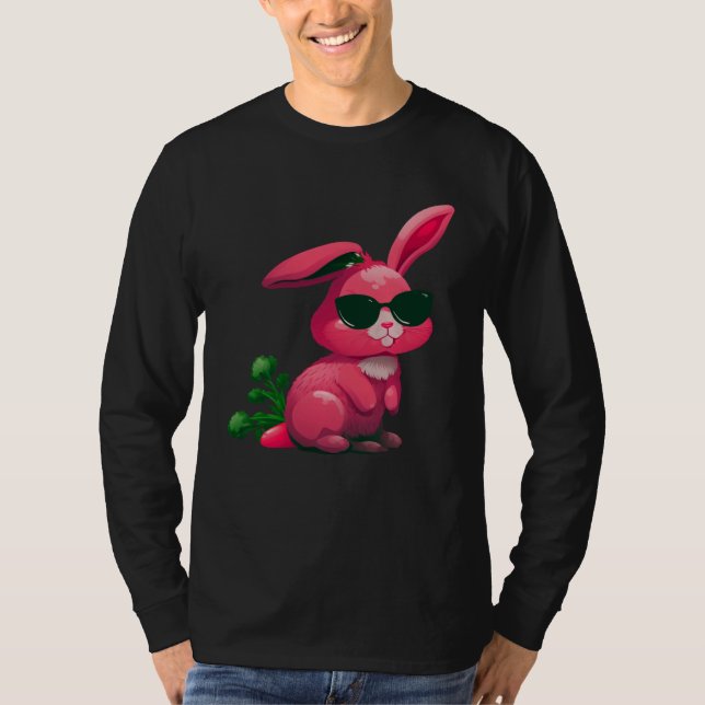 Camiseta Easter Bunny Faces cool Easter Rabbit Bunnies  5 (Frente)