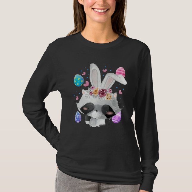 Camiseta Easter Bunny Raccoon   Easter Raccoon (Frente)