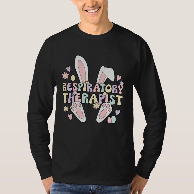 Camiseta Easter Bunny Respiratory Therapist Easter Day (Frente)