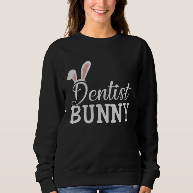 Camiseta Easter Day Bunny Easter Costume  Matching Dentist  (Frente)