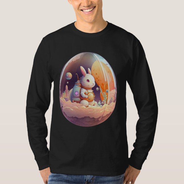 Camiseta Easter Day Cute Bunny Video Gamer Egg  Easter Day  (Frente)