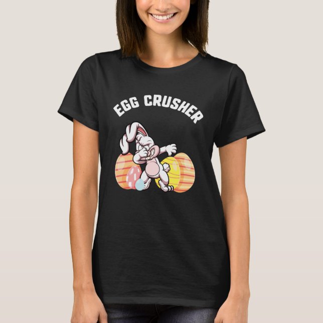 Camiseta Easter Egg Crusher Dabbing Bunny Candy kids  Sprin (Frente)