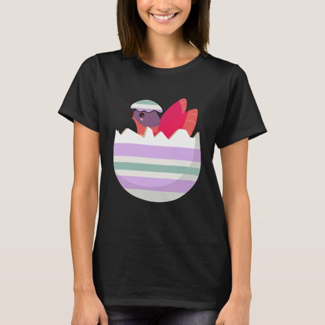 Camiseta Easter Egg Hunt Bunny Ear Hummingbird Easter Day 2 (Frente)
